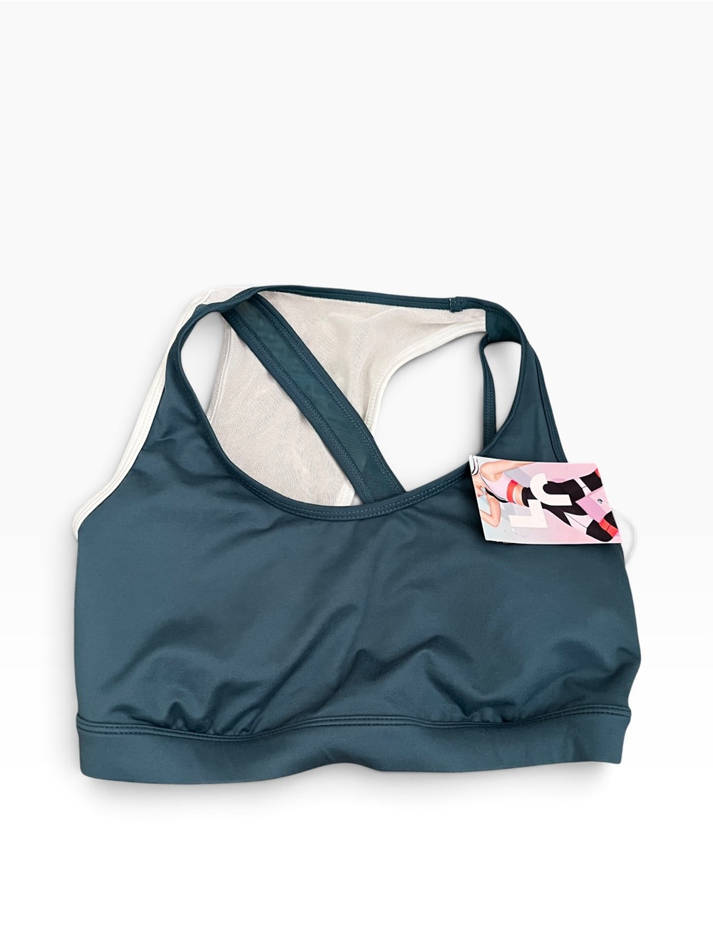 Joy Lab New W/ Tags 3-Piece Legging Sports Bra & Crop Top Size Small Green - Picture 4 of 10